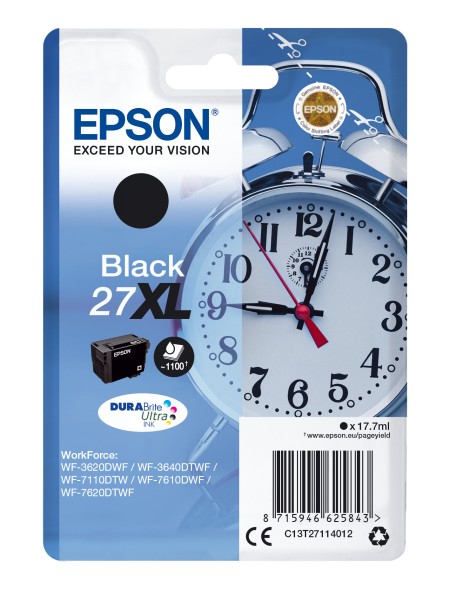 ÷ Tinta original epson t2711 xl negro c13t27114012 17.7ml