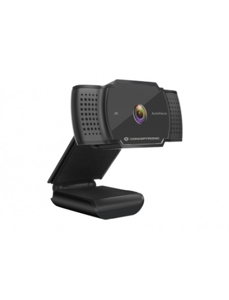 ÷ Webcam 2k conceptronic amdis 5mp usb 3.6mm 30 fps angulo vision 72 microfono integrado