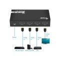 ÷ Switch hdmi 2.0 4k 3x1 alimentacion por usb equip