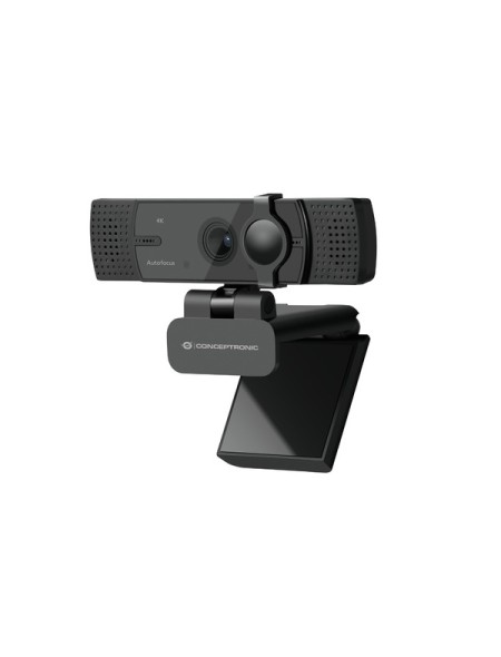 ÷ Webcam 4k conceptronic amdis 8.3mp usb 3.57mm angulo vision 80? autofocus microfono dual adaptador u
