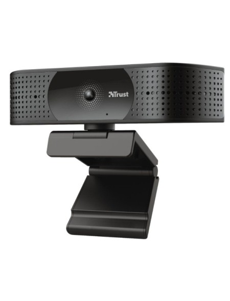 ÷ Webcam para streaming trust 4k tw-350 ultra hd campo vision 74? 2 microfonos int. filtro prvacidad 2