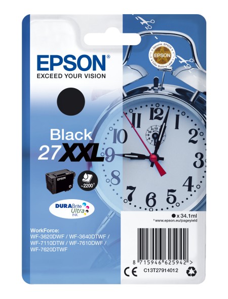 ÷ Tinta original epson t2991 xxl negro c13t27914012 34.1ml