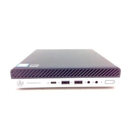 Ordenador Reacondicionado MINI HP 600 g4 / i5-8th / 8Gb / 256Gb M.2 / Win 11 Pro / Sin cable trebol / SIN VGA / Grado A