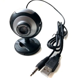 ÷ Camara web zero-max zm-020 480p led microfono color negro/gris (formato bulk)